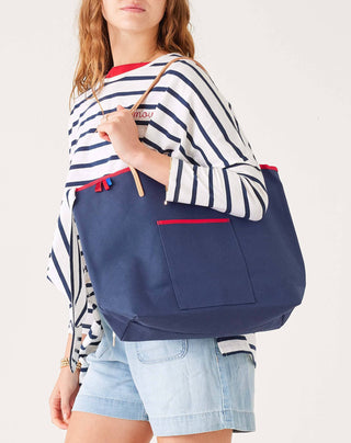 Mersea Le Canvas Tote: Strawberry Milk
