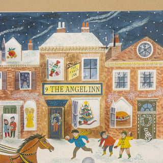 Art Angels The Angel Inn Advent Card