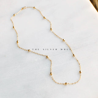 Gold filled dainty necklace, perfect as a layer to your jewelry stack. 