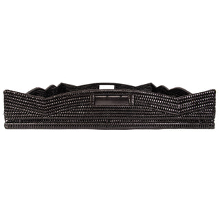 Artifacts Rattan™ Scallop Collection Square Tray: Honey Brown / 24"x24"