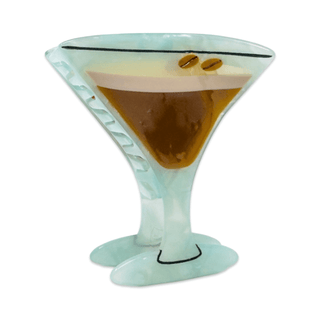 Jenny Lemons Large Espresso Martini Hair Claw Clip