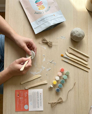 Breathe Pillow DIY Air Dry Clay Kit- Make Your Own Wind Chimes