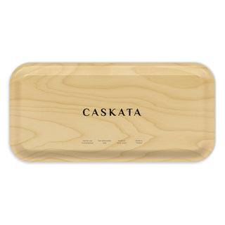 Caskata Summer Blues Small Rectangular Birchwood Tray