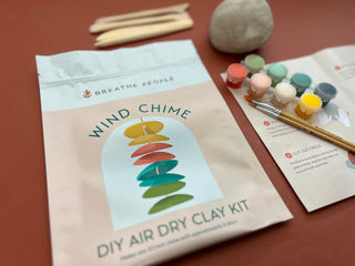 Breathe Pillow DIY Air Dry Clay Kit- Make Your Own Wind Chimes