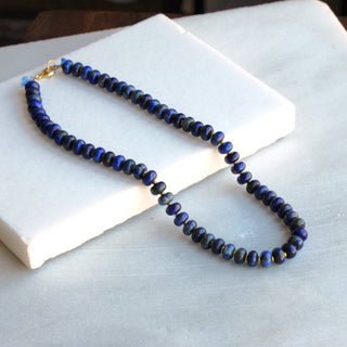 The Silver Wren Midnight Skies Lapis Necklace: 16 inch