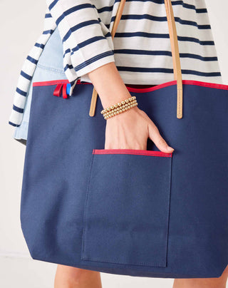 Mersea Le Canvas Tote: Strawberry Milk