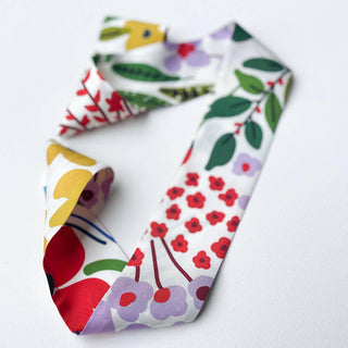 Jessie Zhao Silk Skinny Scarf Of Bloom