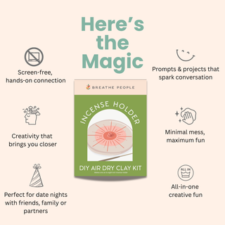 Breathe Pillow DIY Air Dry Clay Kit- Make Your Own Wind Chimes