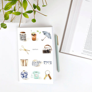 Emily Lex Studios Softtouch Cover Notebook with Original Watercolor Artwork: Chairs
