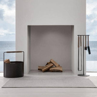 ASHI Fireplace Tool Set - 5 Pc FIREPLACE TOOL SET - BLACK HANDLE