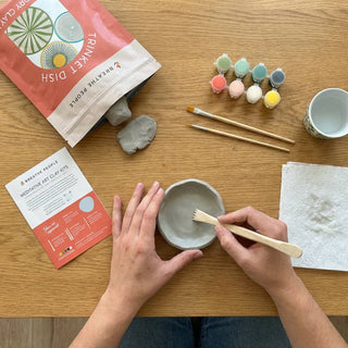 Breathe Pillow DIY Air Dry Clay Kit- Make Your Own Trinket Dish