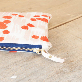 CREW MEADOW CLUTCH: NAVY ZIP