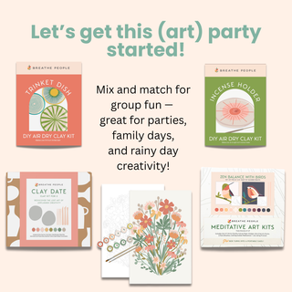 Breathe Pillow DIY Air Dry Clay Kit- Make Your Own Trinket Dish