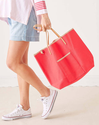 Mersea Le Canvas Tote: Strawberry Milk