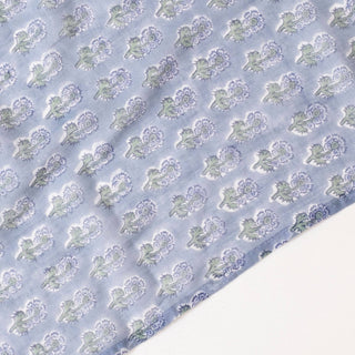 Graymarket Design Malin Blue Block Printed Scarf