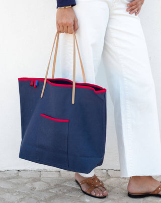 Mersea Le Canvas Tote: Strawberry Milk