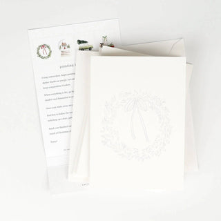 Emily Lex Studio Christmas cheer paintable watercolor notecard set