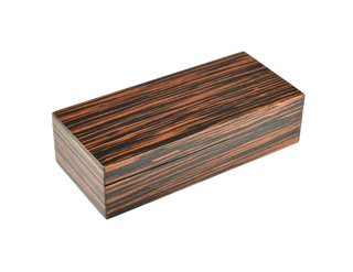 Rosewood Inlay with Brown Trim Lacquer. Size: 6.5" x 4.5" x 1.5" H by Pacific Connections.