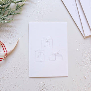 Emily Lex Studio Christmas cheer paintable watercolor notecard set