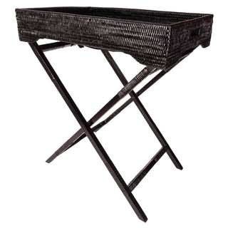Artifacts Rattan™ Butler Tray & Table : Honey Brown