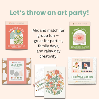Breathe People Kids DIY Clay Kit — Make and Paint Your Own Pinch Pot