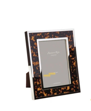 AR Windsor Tortoiseshell & Silver Photo Frame 5x7