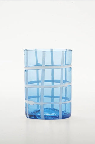 Zafferano Twiddle Tumbler-Aqua (Set of 6)