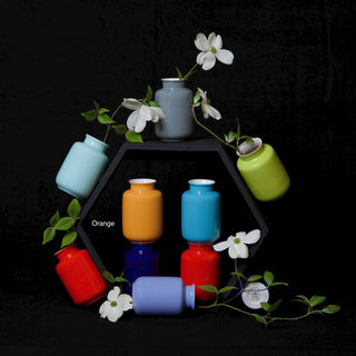 Glossy Porcelain Mini Milk Jar Vase