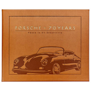 Leather bound edition of Porsche - 70 Years