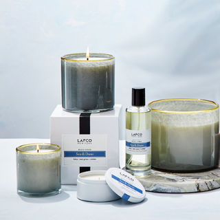 Collection of different candle sizes S, M, L, Travel and Diffuser Styles